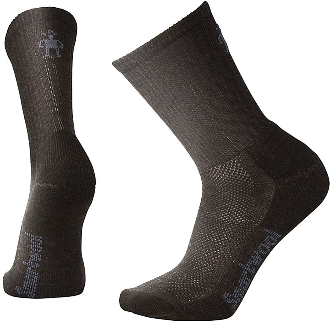 Unisex Smartwool Hike Ultra Light Crew Sock Medium Gray in front