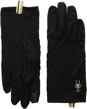 Unisex Smartwool Merino 150 Glove in Black from the front