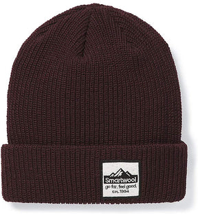 Unisex Smartwool Smartwool Logo Beanie in Woodsmoke