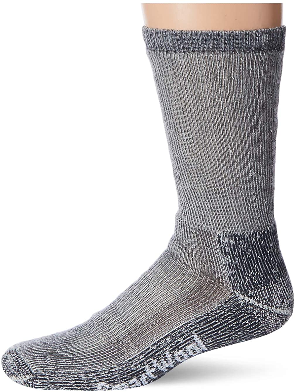 Unisex Smartwool Trekking Heavy Crew Sock in Gray from the side