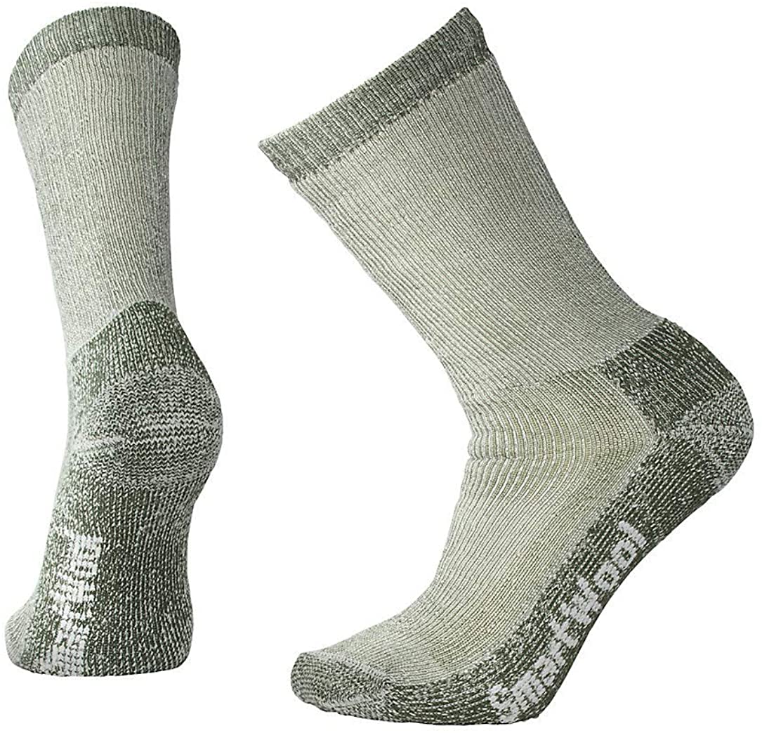 Unisex Smartwool Trekking Heavy Crew Sock in Loden from the side