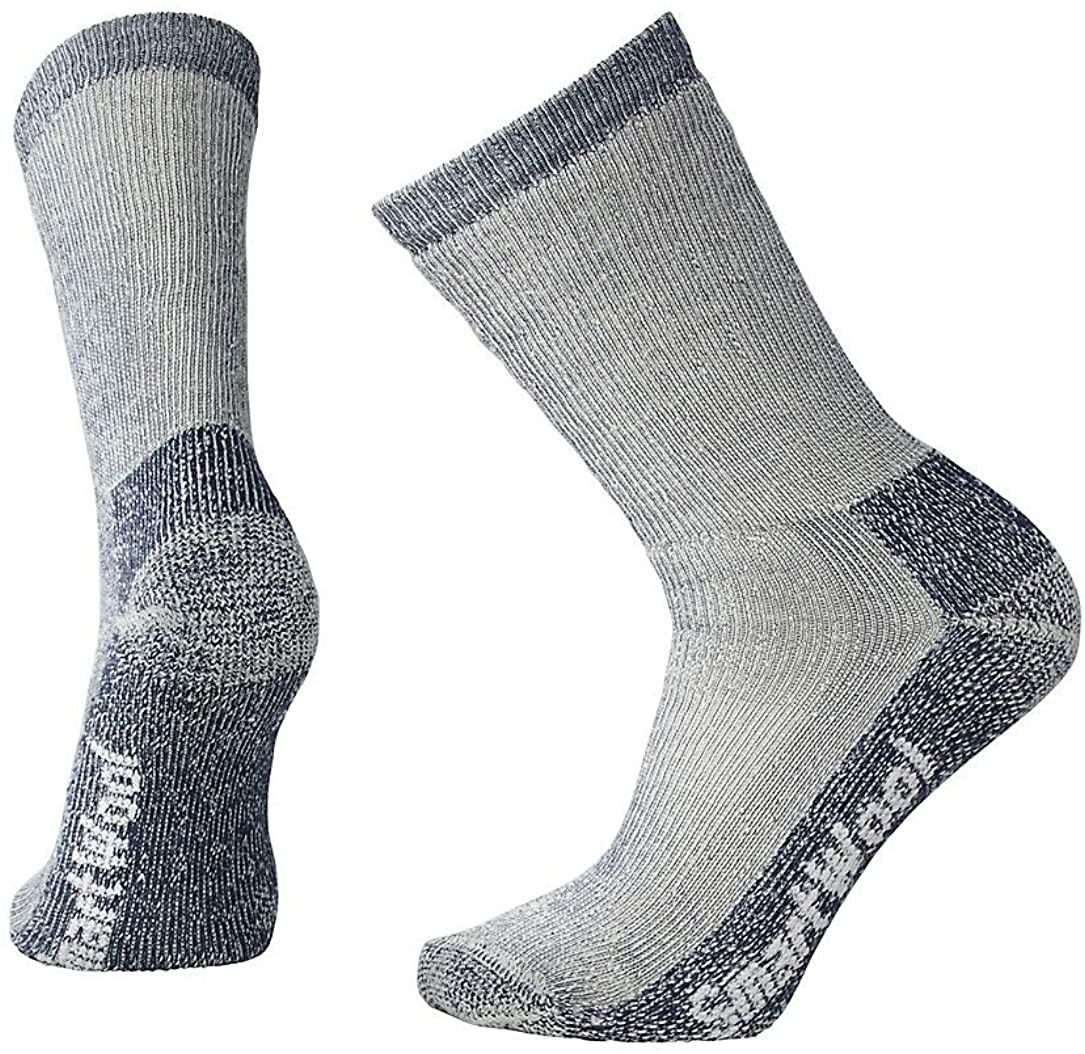 Unisex Smartwool Trekking Heavy Crew Sock in Navy from the side