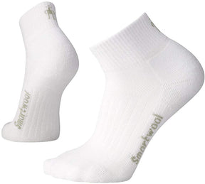 Unisex Smartwool Walk Light Mini Hiking Sock in White from the side
