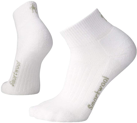 Unisex Smartwool Walk Light Mini Hiking Sock in White from the side