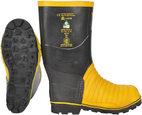 Men's Viking 14" Classic Fit Miner 49er Boot in Navy Side View