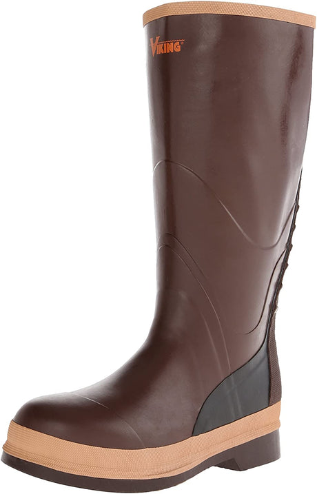 Men's Viking 16" Non-Safety Boot in Brown Side View