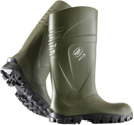 Men's Viking Bekina StepliteX Soft Toe Boot in Green/Black Side View