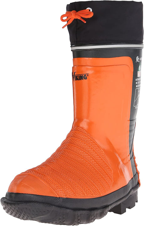 Men's Viking High Pressure Water Jet Boot in Black/Orange Side View