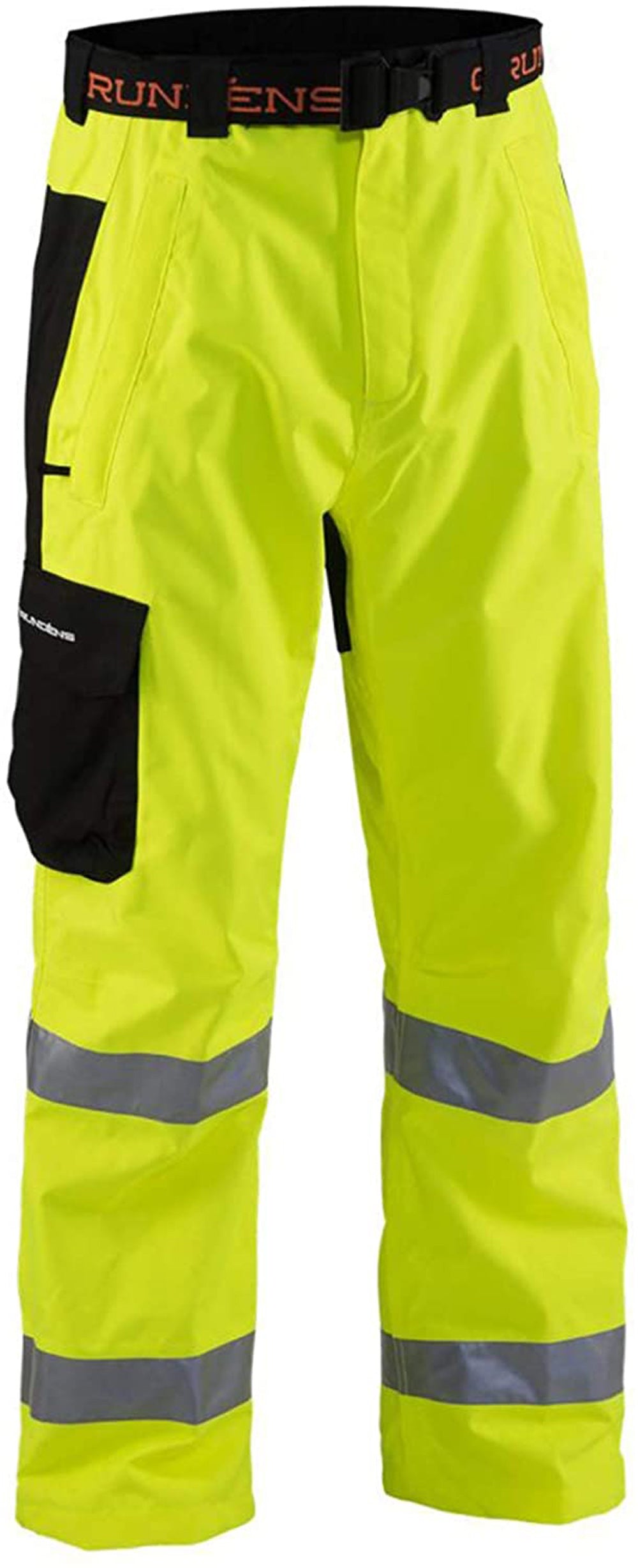 Weather Watch Pant in Reflective Yellow color from the front view