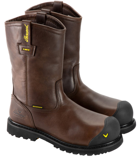Wellington Metatarsal Guard I-MET2 Boot in Black Walnut color from the side view