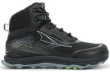 Altra Women's Lone Peak ALL-WTHR Mid Trail Running Shoe in Black from the side