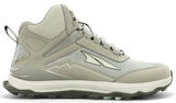 Altra Women's Lone Peak Hiker Trail Running Shoe in Khaki from the side