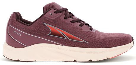 Altra Women's Rivera Road Running Shoe in Rose/Coral from the side
