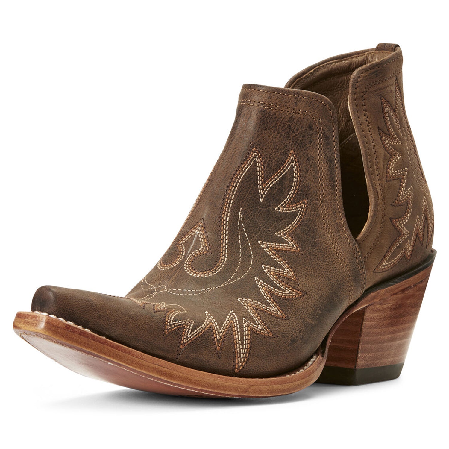 Women's Ariat Dixon Western Boot in Weathered Brown