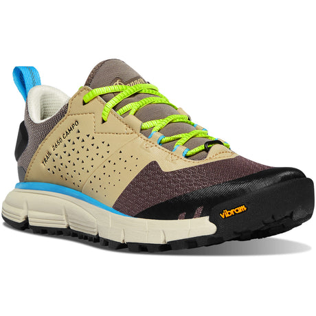 Women's Danner Trail 2650 Campo 3" Outdoor Shoe in Taupe from the side view