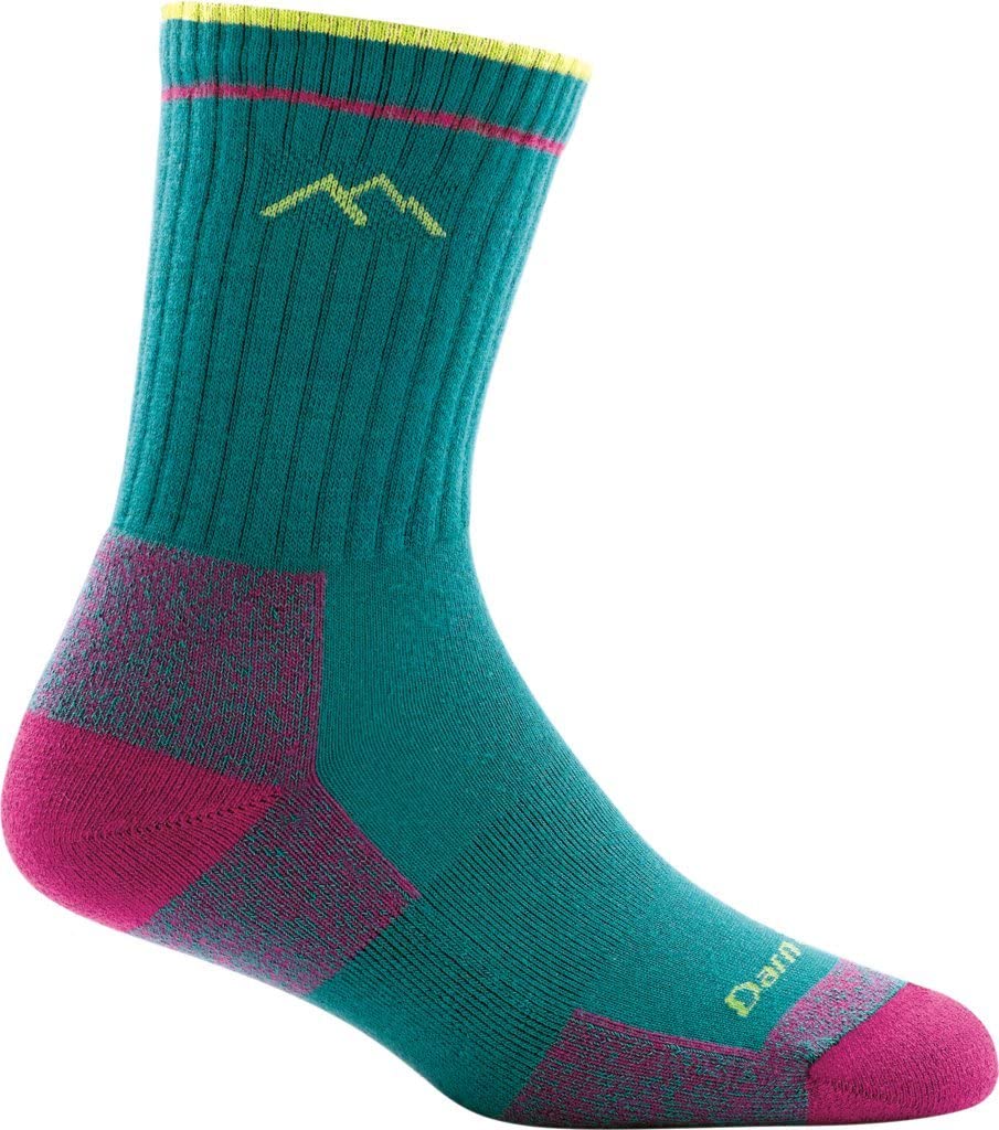 Women's Hiker Coolmax Micro Crew Midweight With Cushion Sock in Teal