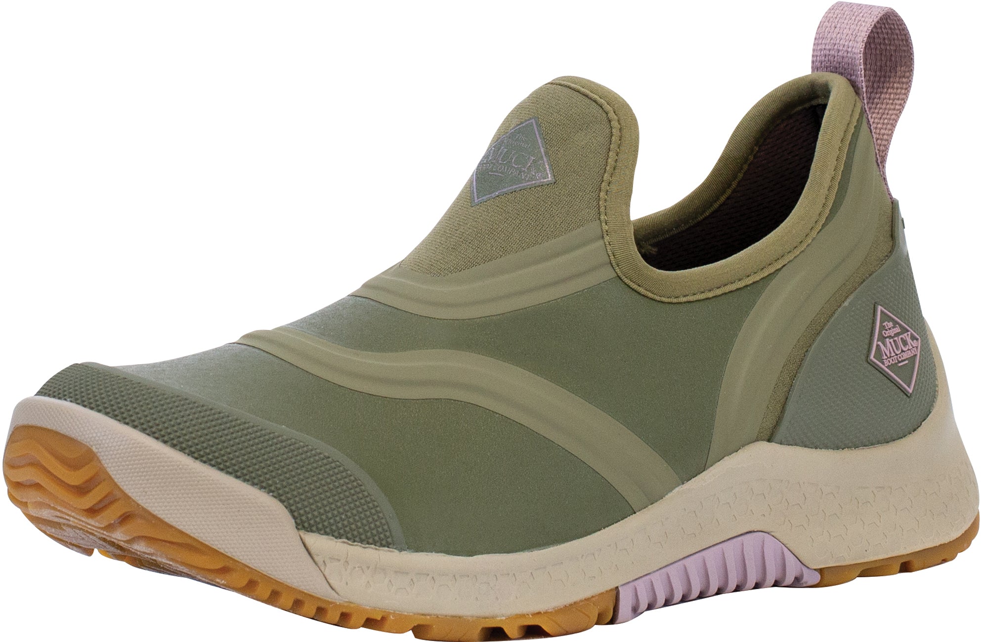 Women's Muck Boot Outscape Low Boot Olive from the front
