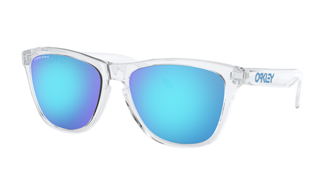 Women's Oakley Frogskins (Asia Fit) Sunglasses in Crystal Clear Prizm Sapphire