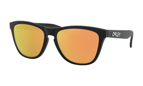 Women's Oakley Frogskins (Asia Fit) Sunglasses in Matte Black Prizm Rose Gold