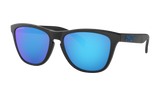Women's Oakley Frogskins (Asia Fit) Sunglasses in Matte Black Prizm Sapphire