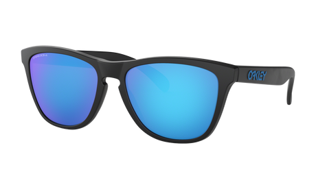 Women's Oakley Frogskins (Asia Fit) Sunglasses in Matte Black Prizm Sapphire
