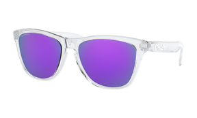 Women's Oakley Frogskins (Asia Fit) Sunglasses in Polished Clear Prizm Violet