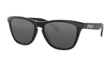 Women's Oakley Frogskins Sunglasses in Polished Black Prizm Black 