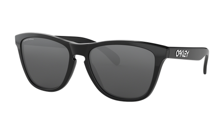 Women's Oakley Frogskins Sunglasses in Polished Black Prizm Black 