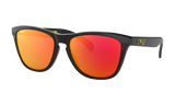 Women's Oakley Frogskins Sunglasses in Polished Black Prizm Ruby
