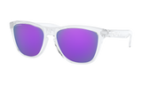 Women's Oakley Frogskins Sunglasses in Polished Clear Prizm Violet