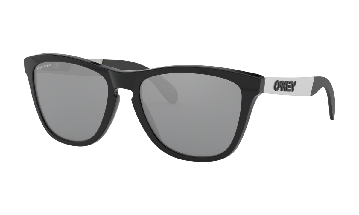 Women's Oakley Frogskins Mix (Asia Fit) Sunglasses in Polished Black Prizm Black 