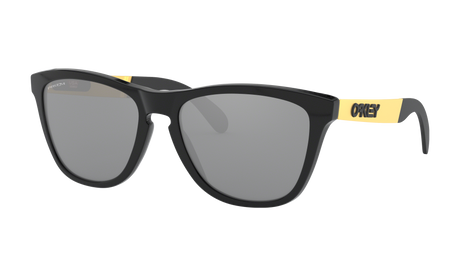 Women's Oakley Frogskins Mix Sunglasses in Polished Black Gold Prizm Black 