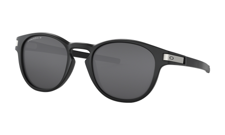 Women's Oakley Latch (Asia Fit) Sunglasses in Matte Black Ink Prizm Black Polarized 