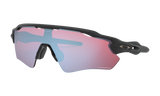 Women's Oakley Radar Ev Path Sunglasses in Matte Black Prizm Snow Sapphire