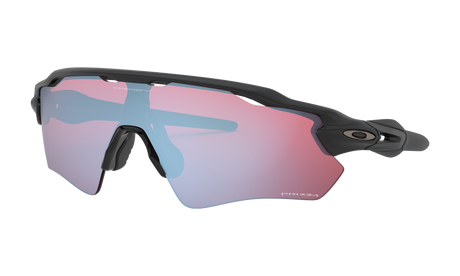 Women's Oakley Radar Ev Path Sunglasses in Matte Black Prizm Snow Sapphire