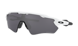 Women's Oakley Radar Ev Path Sunglasses in Polished White Prizm Black Polarized 