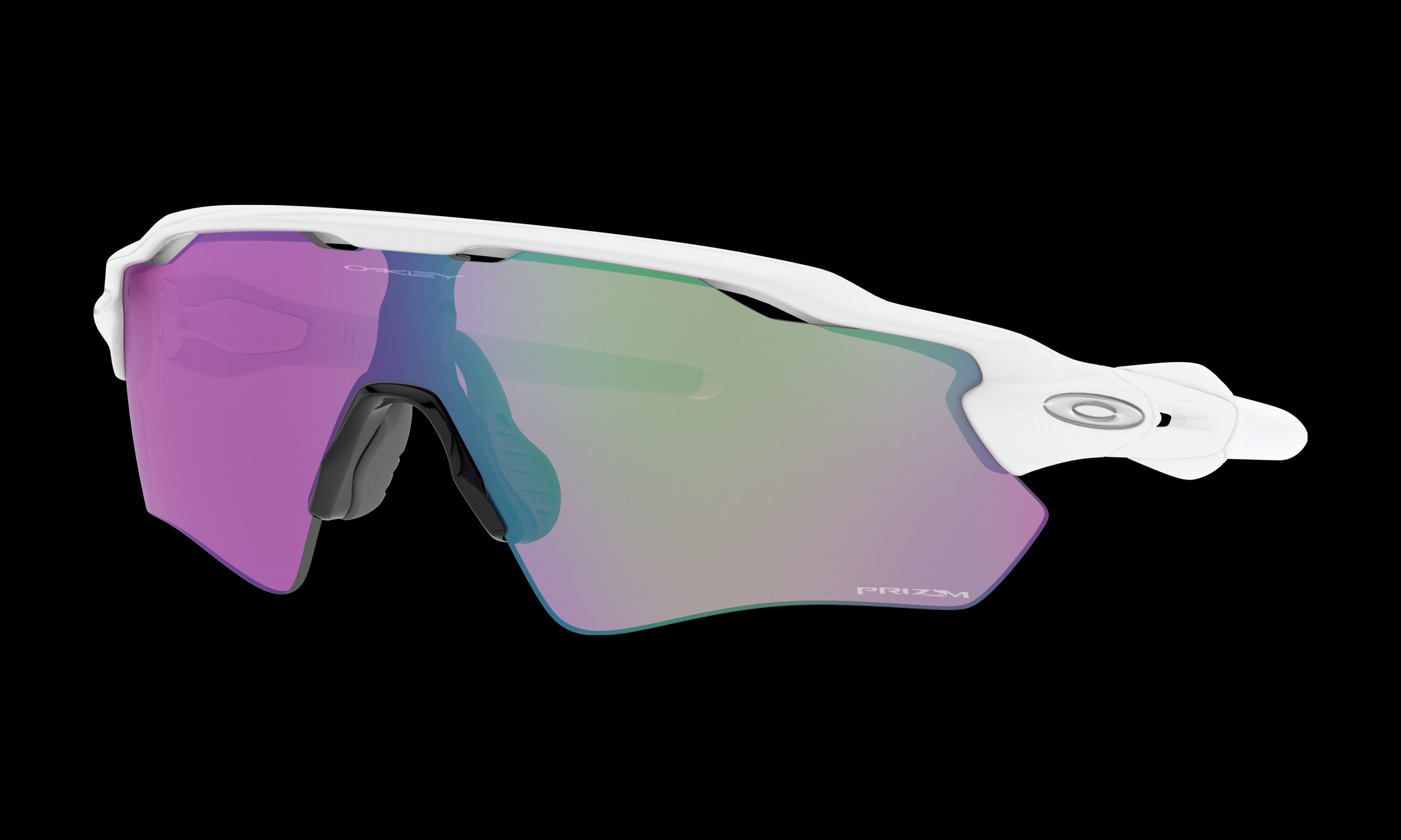 Women's Oakley Radar Ev Path Sunglasses in Polished White Prizm Golf