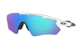 Women's Oakley Radar Ev Path Sunglasses in Polished White Prizm Sapphire