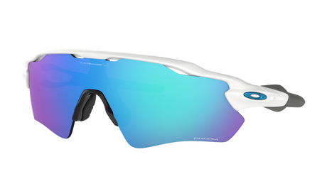 Women's Oakley Radar Ev Path Sunglasses in Polished White Prizm Sapphire