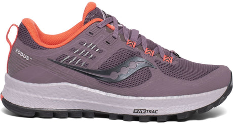 Women's Saucony Xodus 10 Trail Running Shoe in  Dusk
