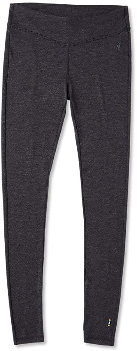 Women's Smartwool Merino 250 Base Layer Bottom in Charcoal Heather from the front