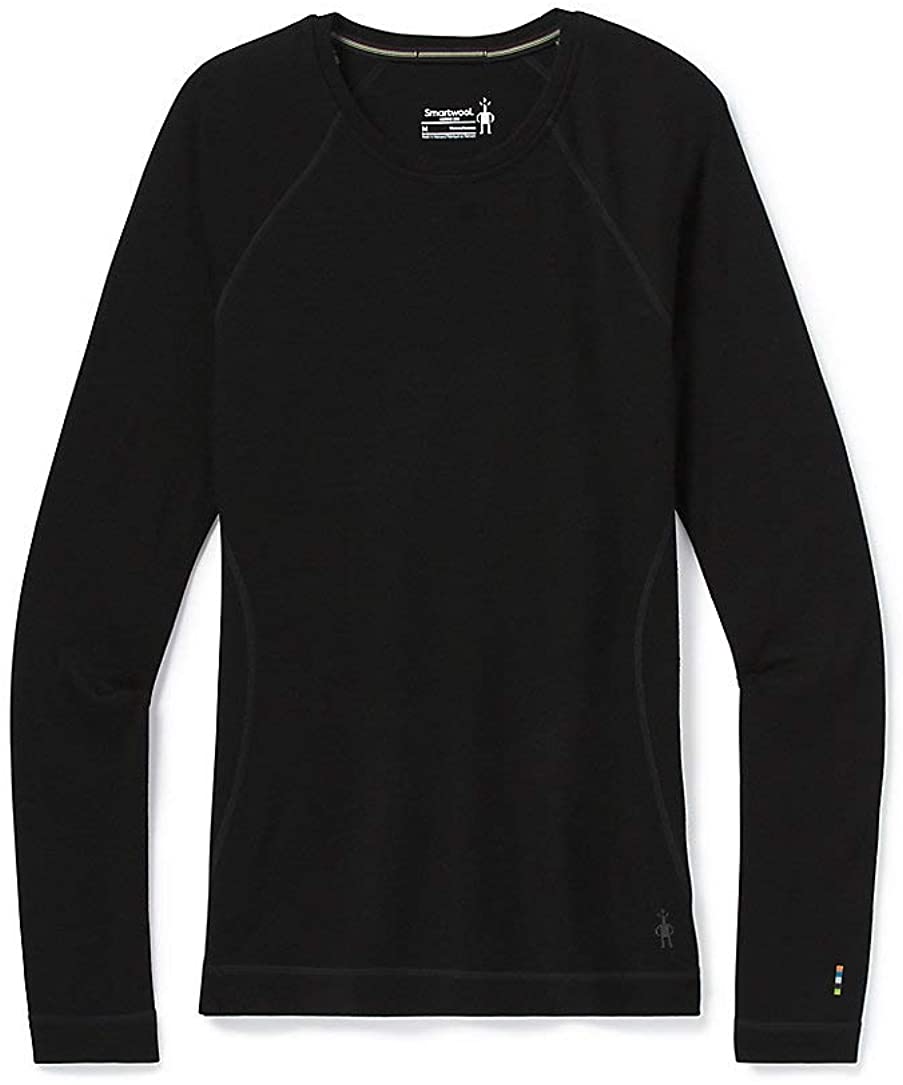 Women's Smartwool Merino 250 Baselayer Crew in Black