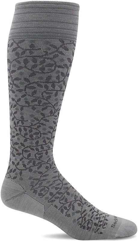Sockwell Women's New Leaf Firm Graduated Compression Sock in Natural from the side
