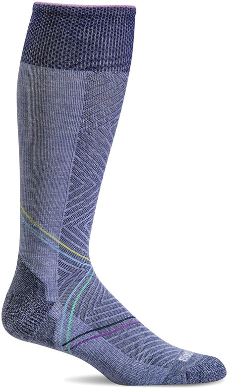 Sockwell Women's Pulse Graduated Compression Sock in Lilac from the side
