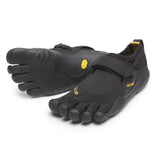 Women's Vibram Five Fingers KSO Training Shoe in Black/Black from the front