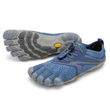 Women's Vibram Five Fingers V-Run Running Shoe in Blue/Blue from the front