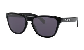 Youth Oakley Frogskins XS (Youth Fit) Sunglasses in Polished Black Prizm Grey