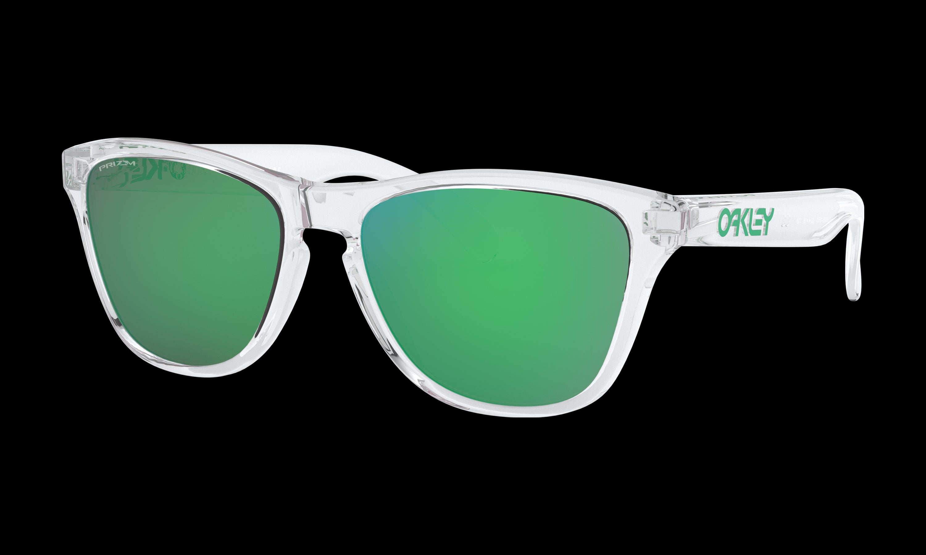 Youth Oakley Frogskins XS (Youth Fit) Sunglasses in Polished Clear Prizm Jade
