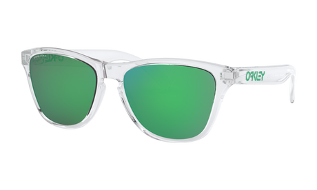 Youth Oakley Frogskins XS (Youth Fit) Sunglasses in Polished Clear Prizm Jade
