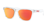 Youth Oakley Frogskins XS (Youth Fit) Sunglasses in Polished Clear Prizm Ruby